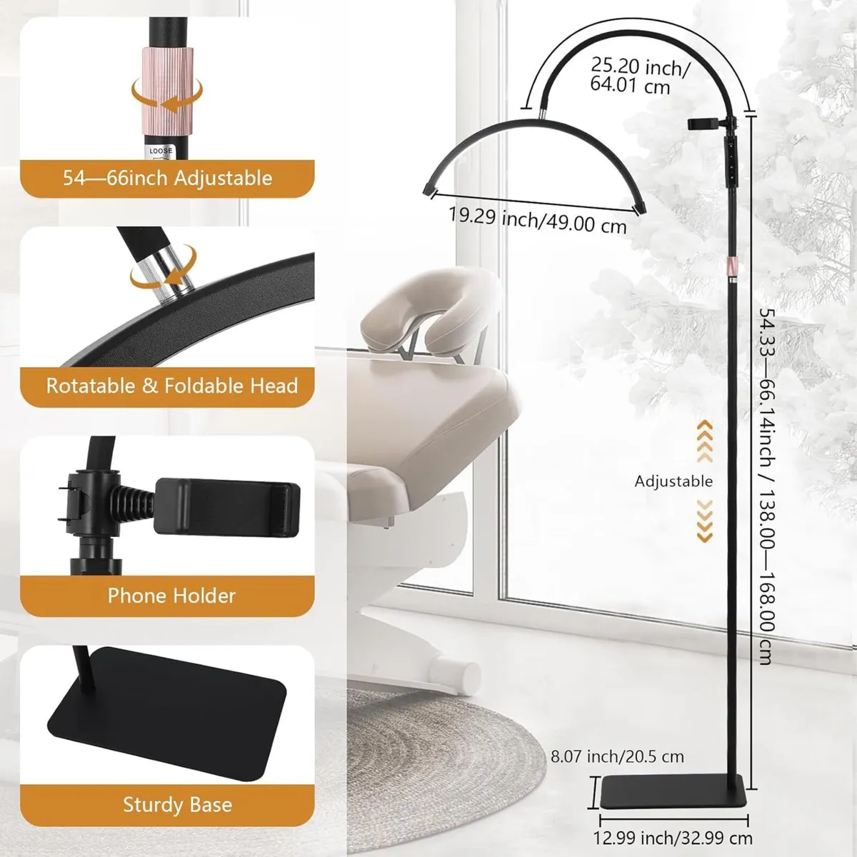 Half Moon Lamp Lash Light for Eyelash Extensions - Image 3