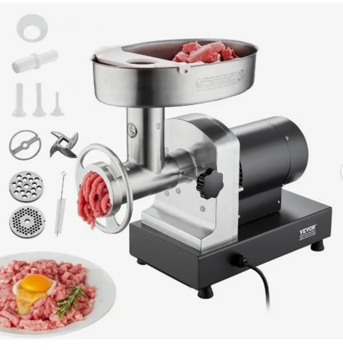 Meat Grinder, 6 Lbs/Min Capacity Electric Meat - Image 1