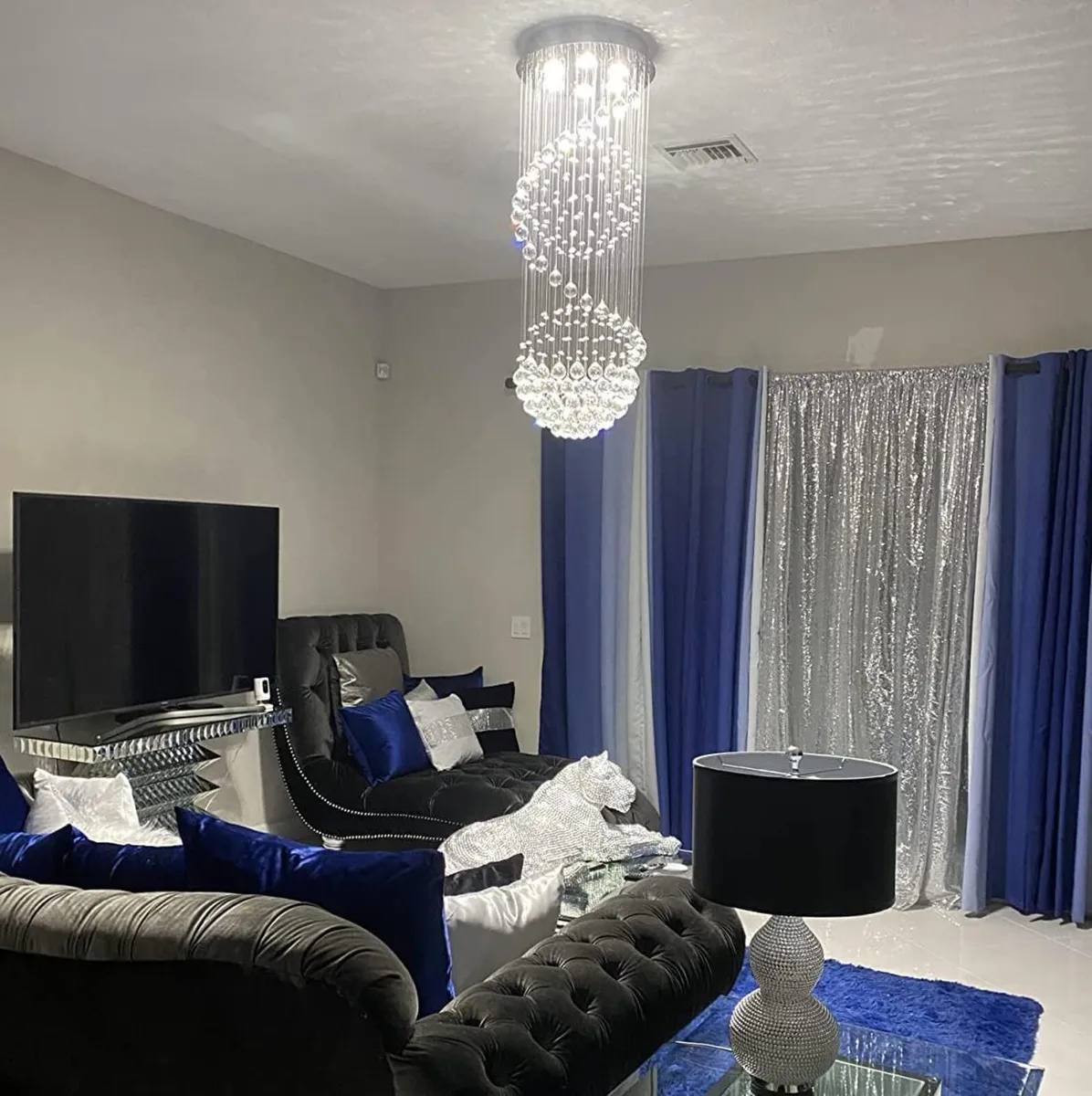 Modern Crystal Chandelier Lighting Clear K9 Glass - Image 3