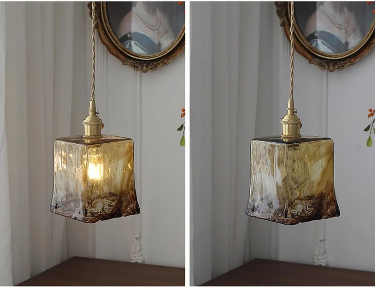 Vintage Brass Pendant Light Creative E27 Lights - Image 4