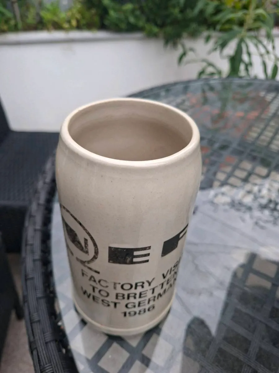 Vintage 1986 German Promotional 1L Beer Mug - Image 3