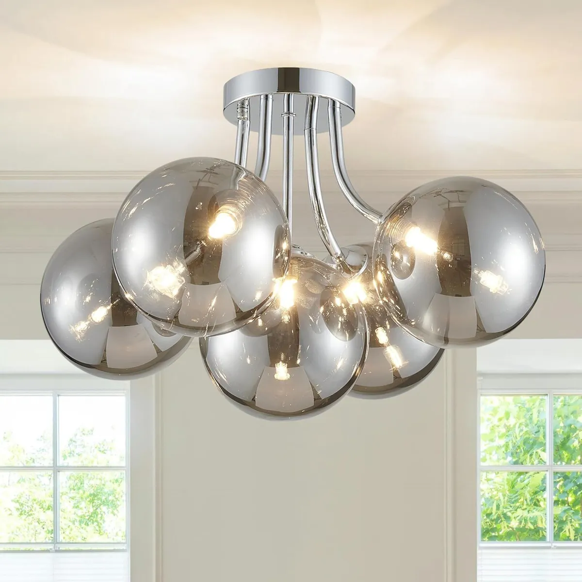 Modern Bubble Ceiling Lighting Fixture 5-Light - Image 1