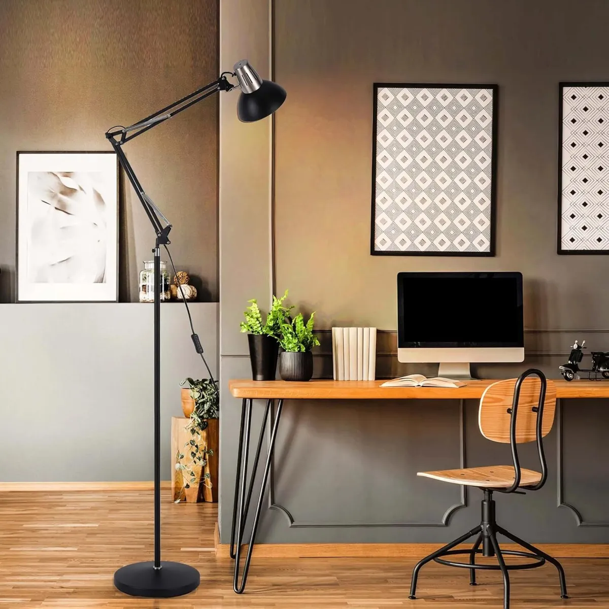 ® Modern Adjustable Floor Lamp – Extendable Arm - Image 4
