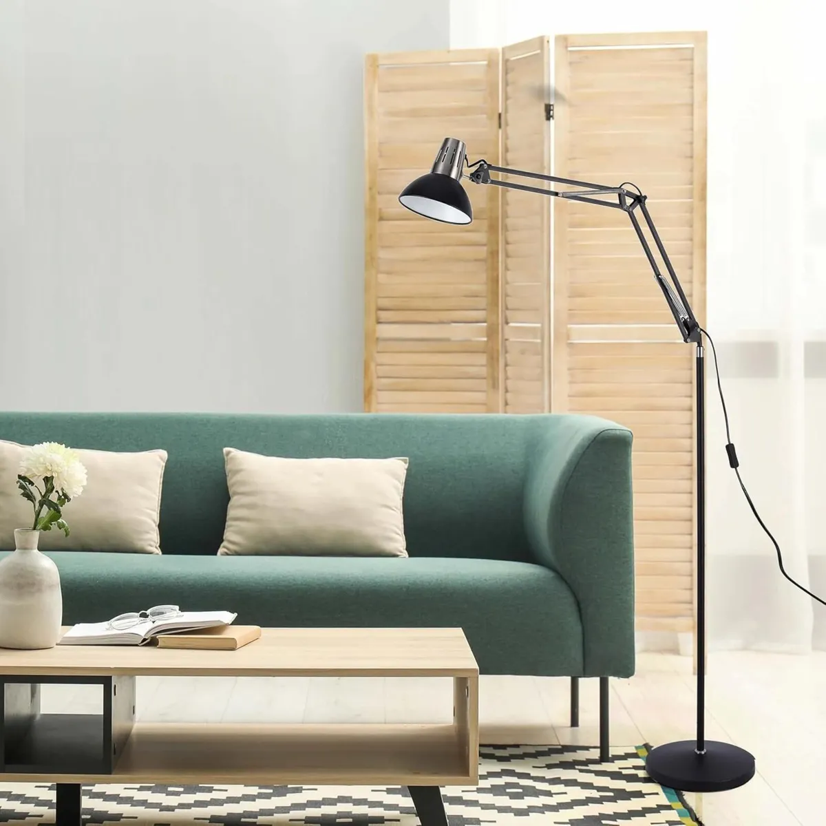 ® Modern Adjustable Floor Lamp – Extendable Arm - Image 2