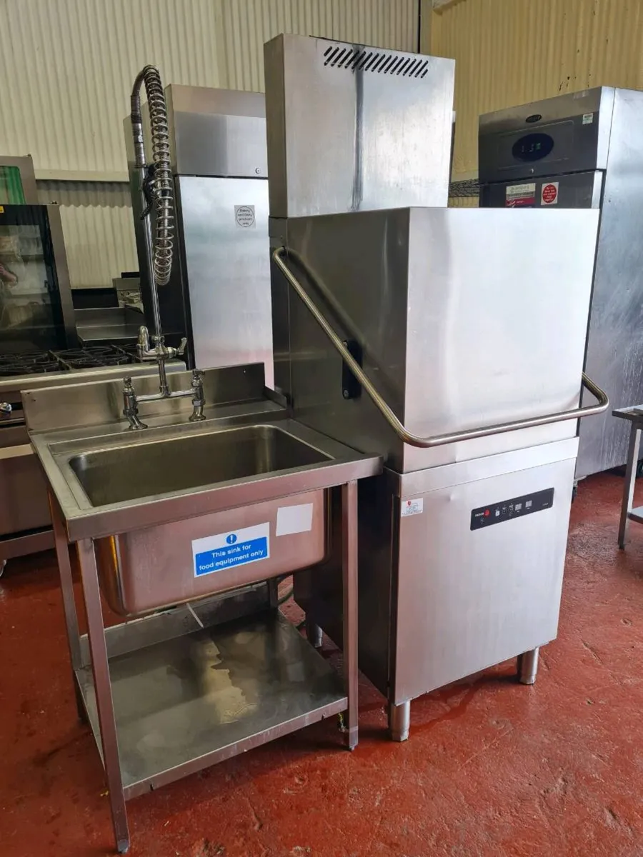 Fagor Pass Through Dishwasher with pre wash Sink - Image 1