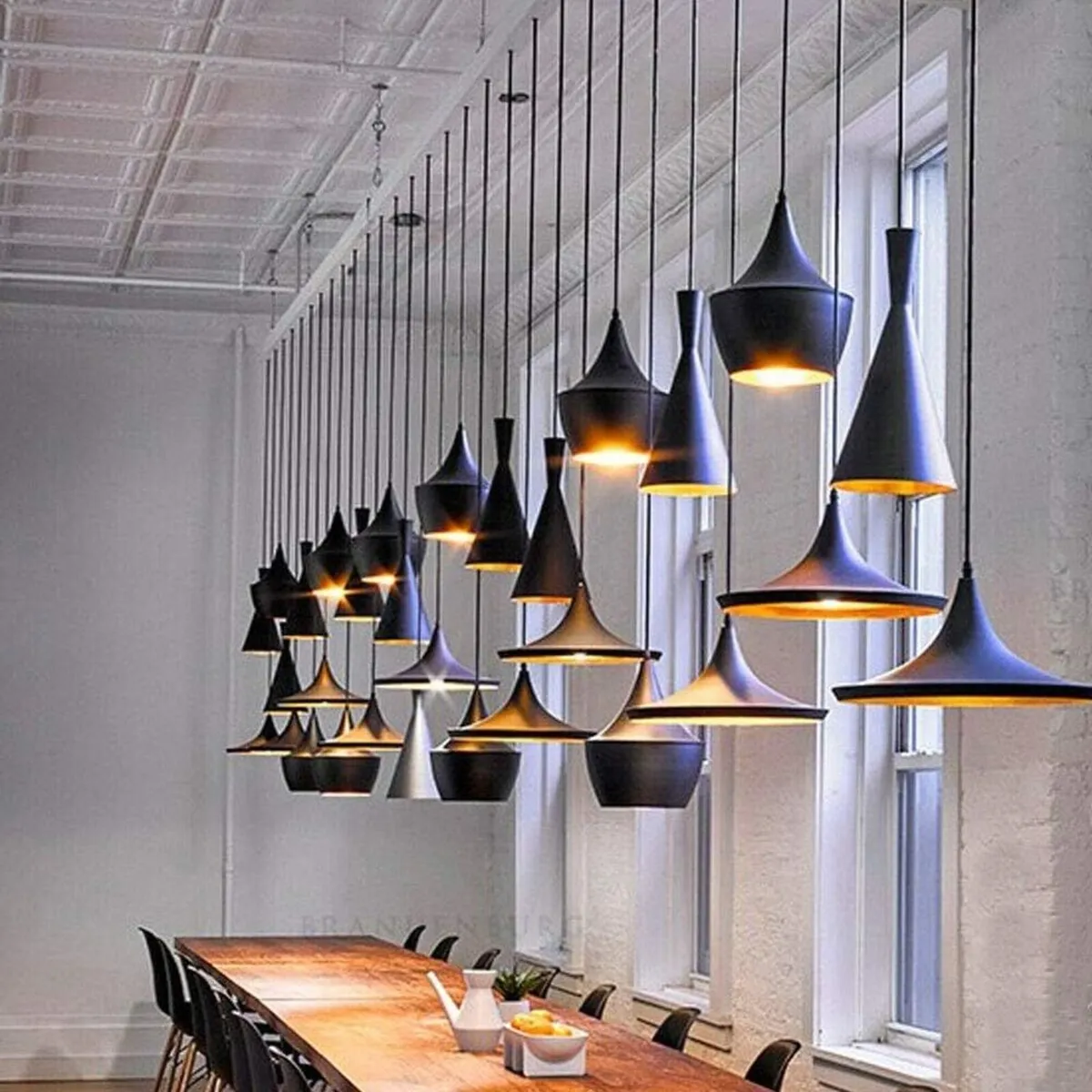 Three Head Hanging Cluster Pendant Light Fixture - Image 3