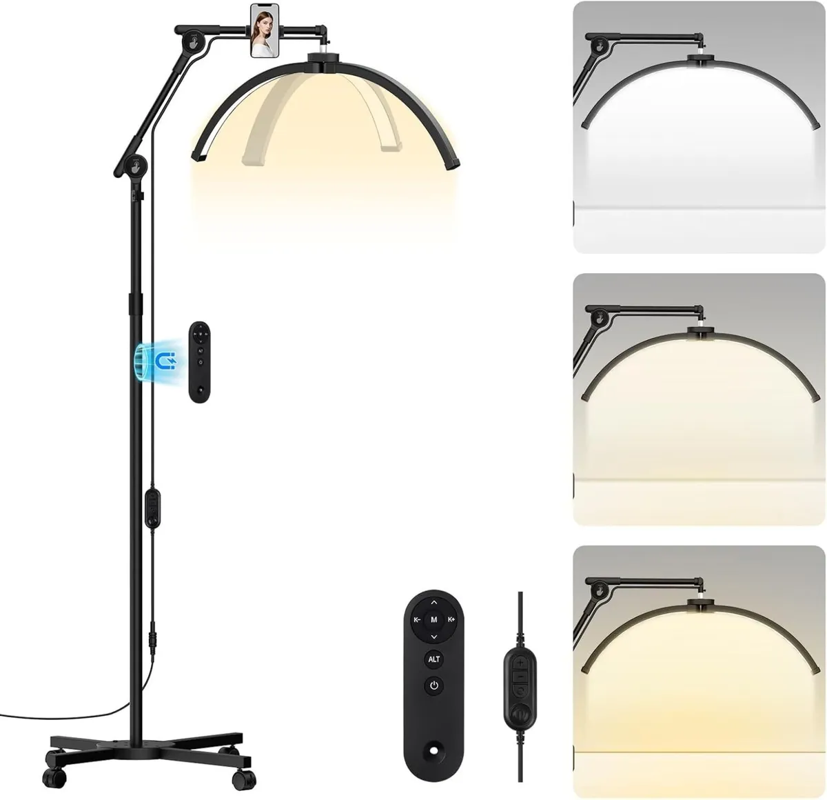 Half Moon Lash Light 27.5''LED Lamp for Eyelash - Image 1