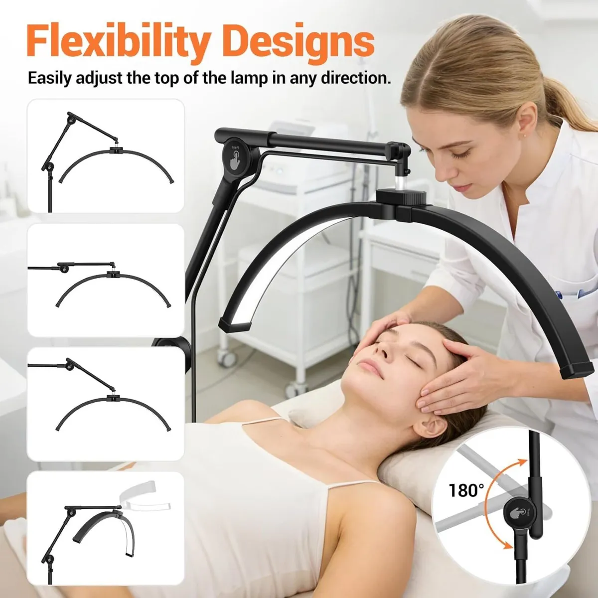 Half Moon Lash Light 27.5''LED Lamp for Eyelash - Image 2