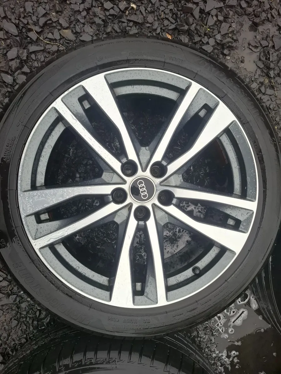 19" Genuine Audi A6 S Line Alloys with tyres - Image 2