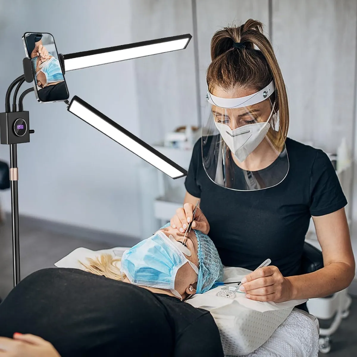 Lash Light for Eyelash Extension LED Floor Lamp - Image 2