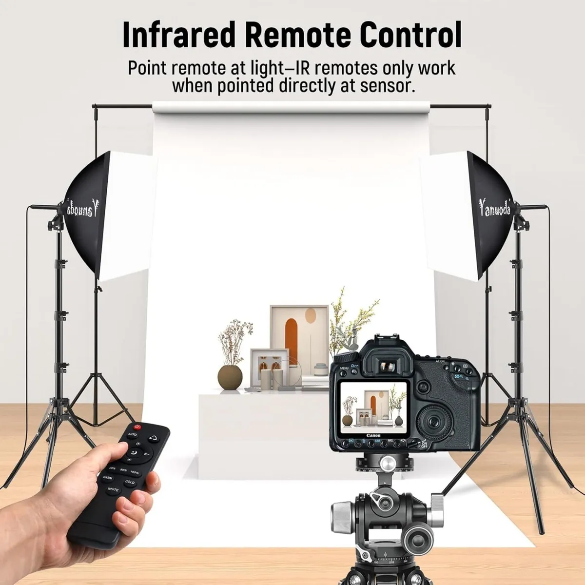 Professional 16''x16'' Softbox Lighting Kit - - Image 2