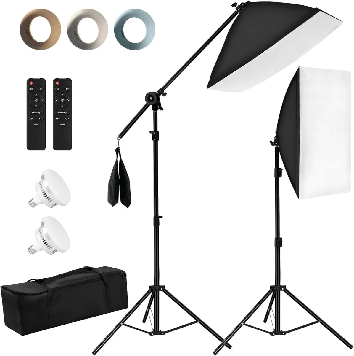 50 x 70CM Photography Light Kit 2-Pack 2700K-6500K - Image 1