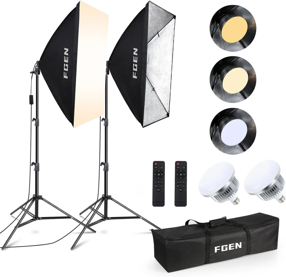 Softbox Photography Lighting 85W LED Soft Box - Image 1