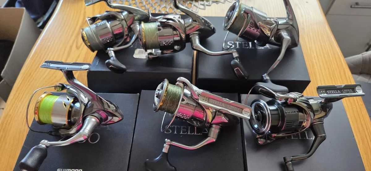 7×Shimano Stella Fishing Reels for sale - Image 1