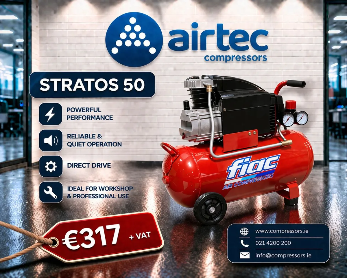 COMPRESSOR - 1.5HP (50L)- IN STOCK - Image 1