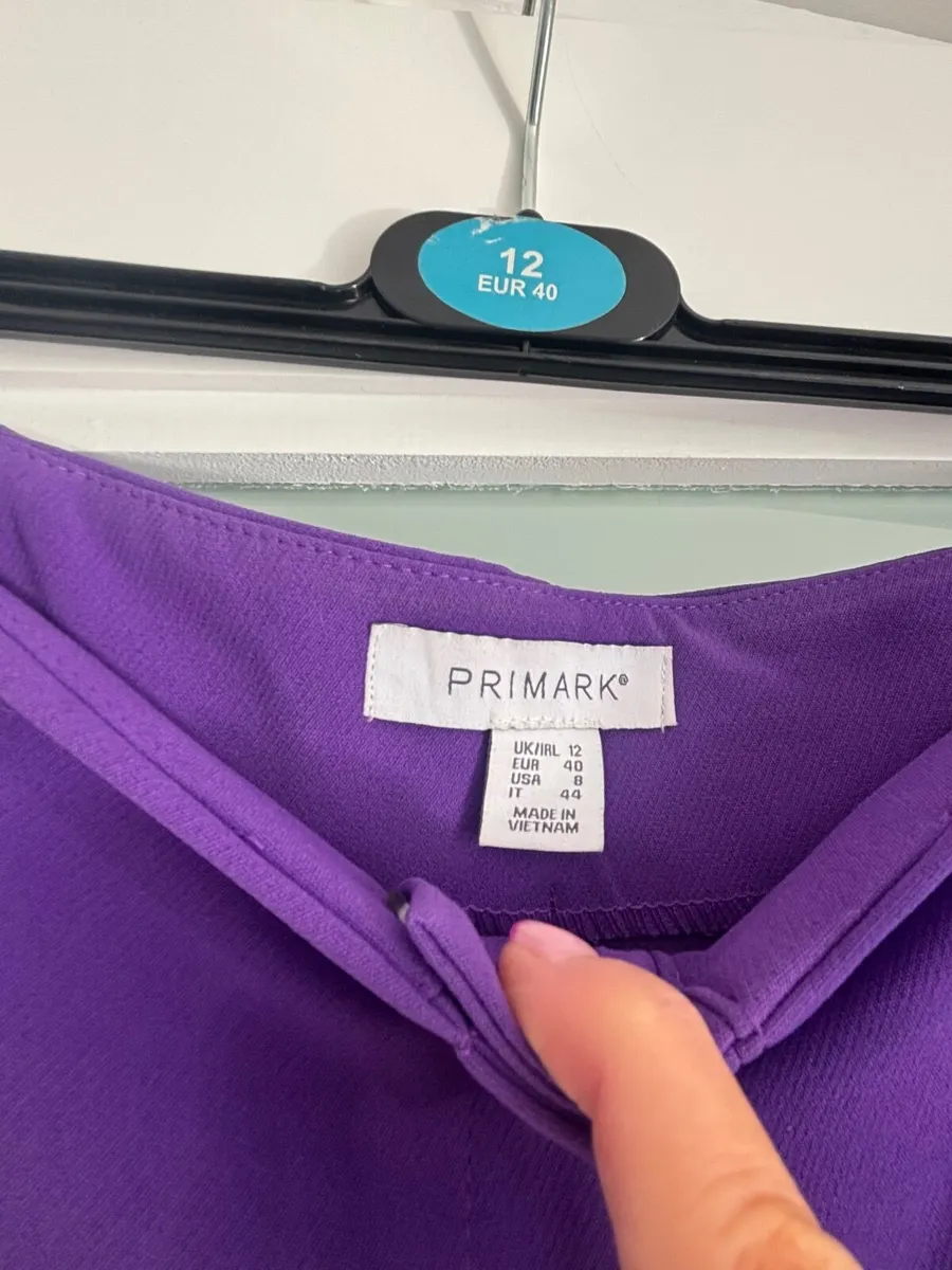 Women’s Purple straight leg trouser - Image 4