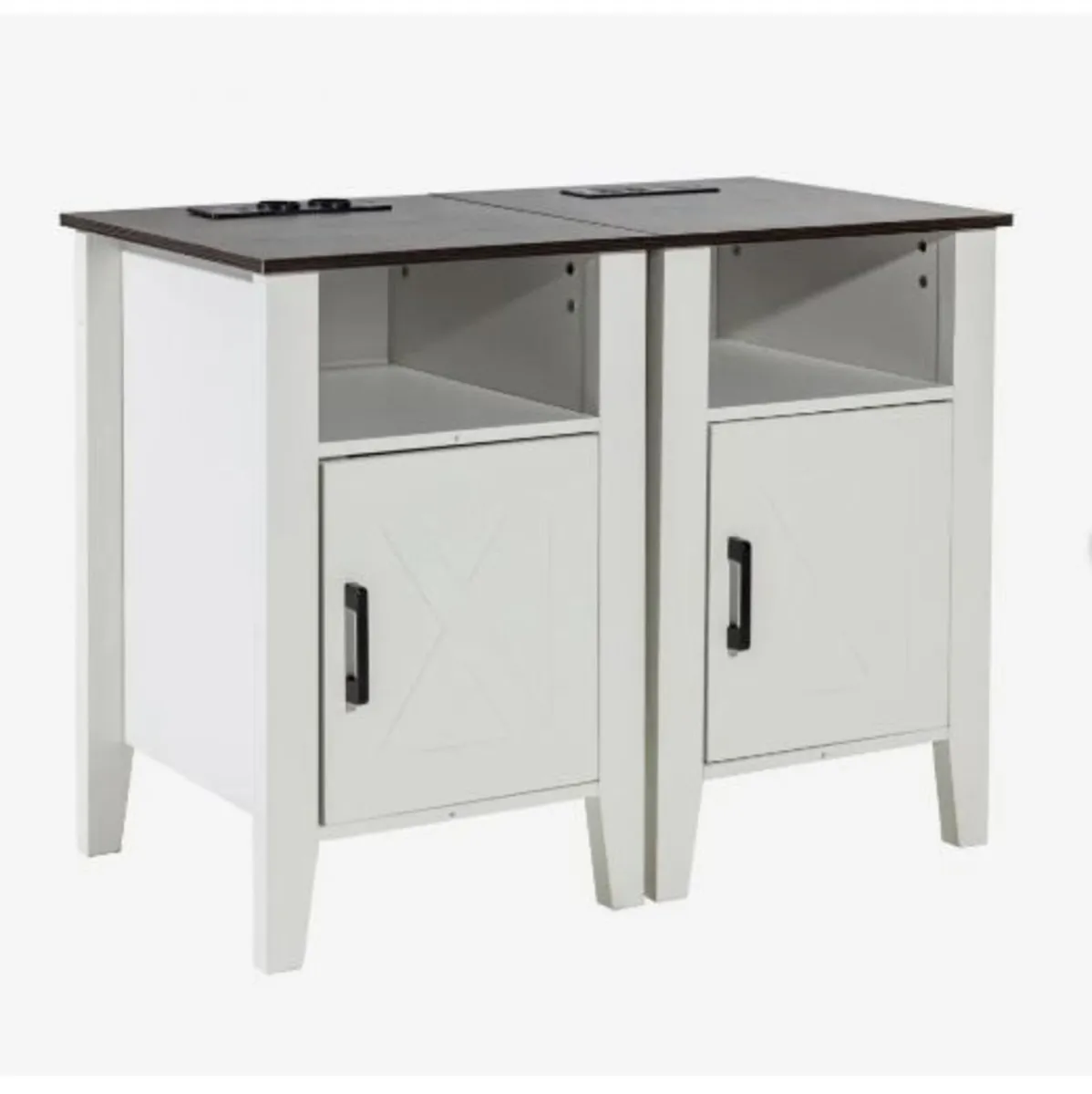 Farmhouse End Table, Set of 2 - Image 1