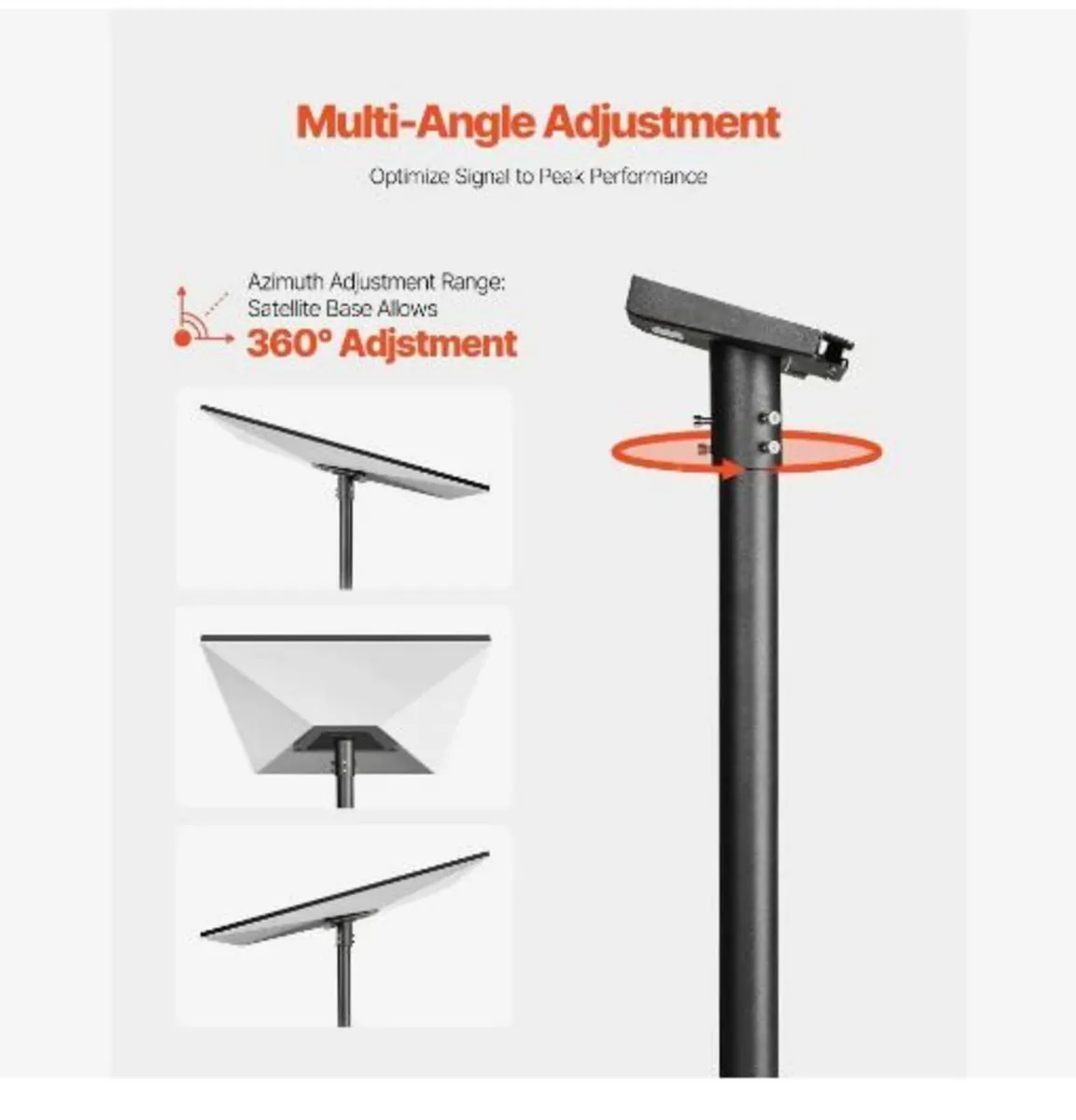 Starlink RV Ladder Mount, 360°Adjustable - Image 3