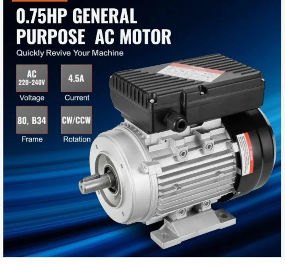 0.55KW Electric Motor 1400 rpm - Image 3