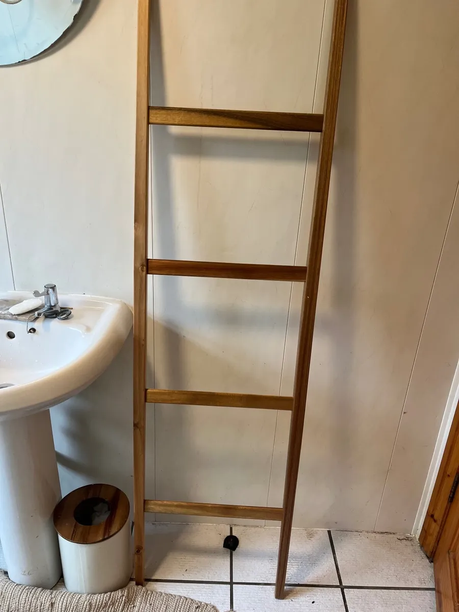 Zara Home - Acacia Wood ladder - Image 1