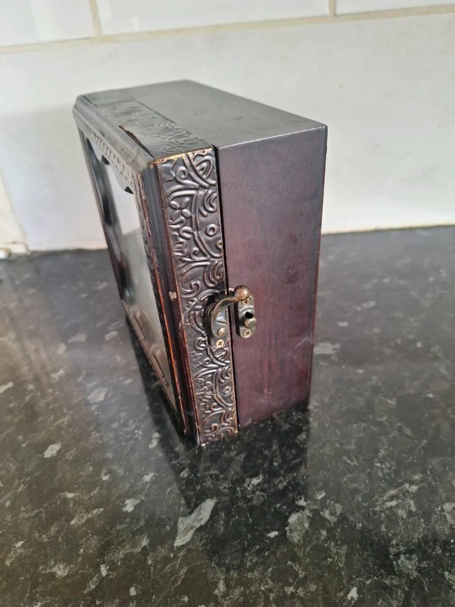 Vintage Quartz box clock - Image 3