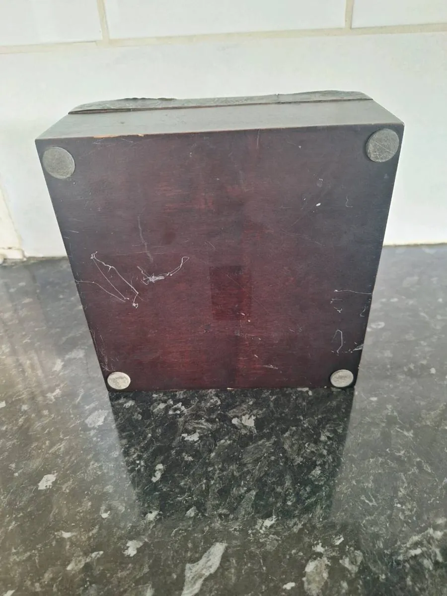 Vintage Quartz box clock - Image 4