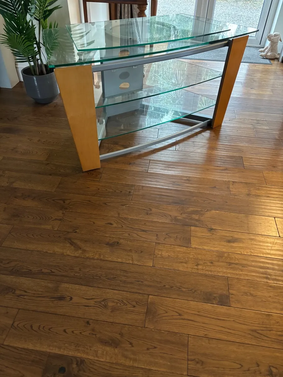 Glass Swivel  TV unit - Image 4