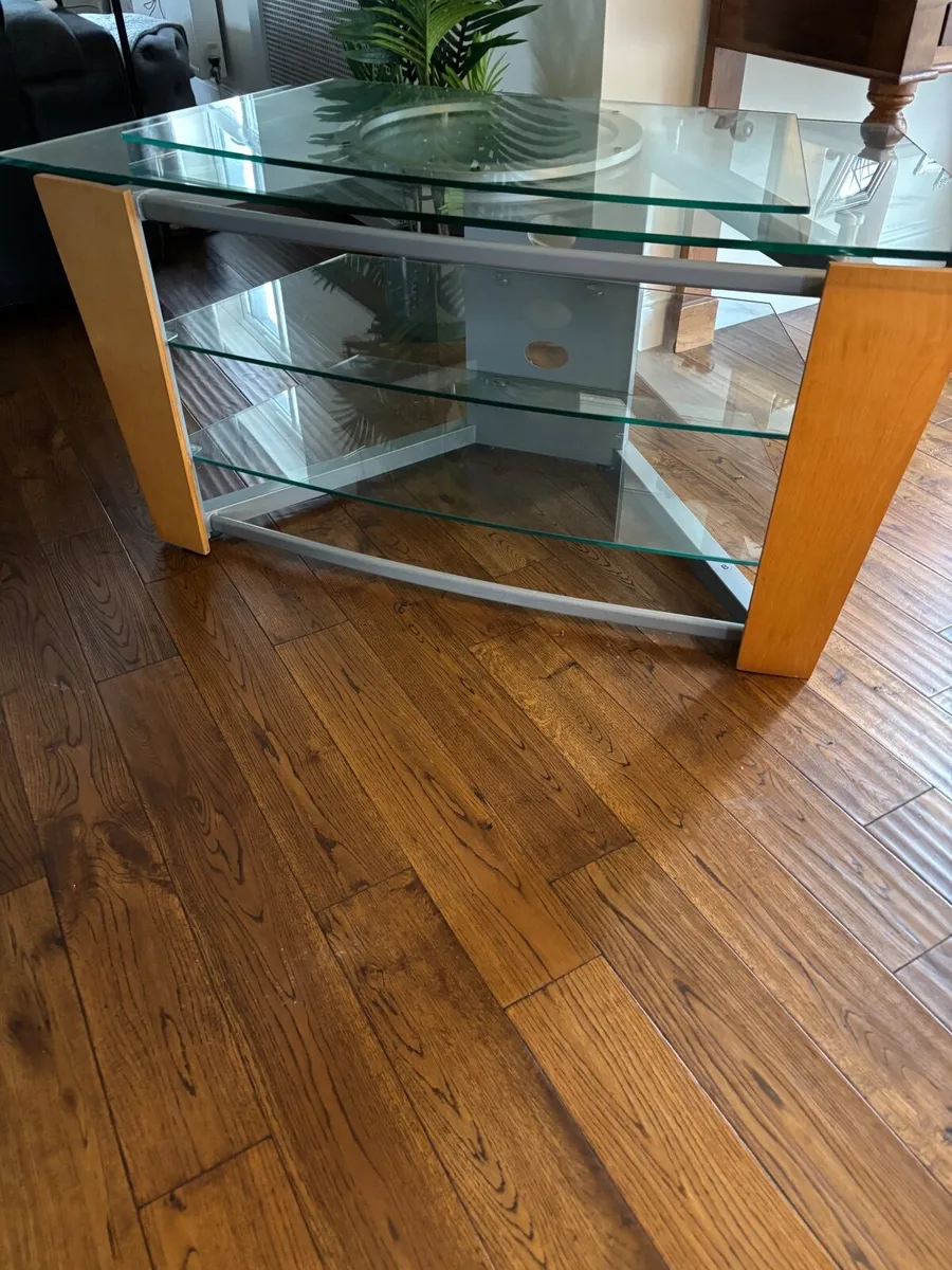 Glass Swivel  TV unit - Image 1