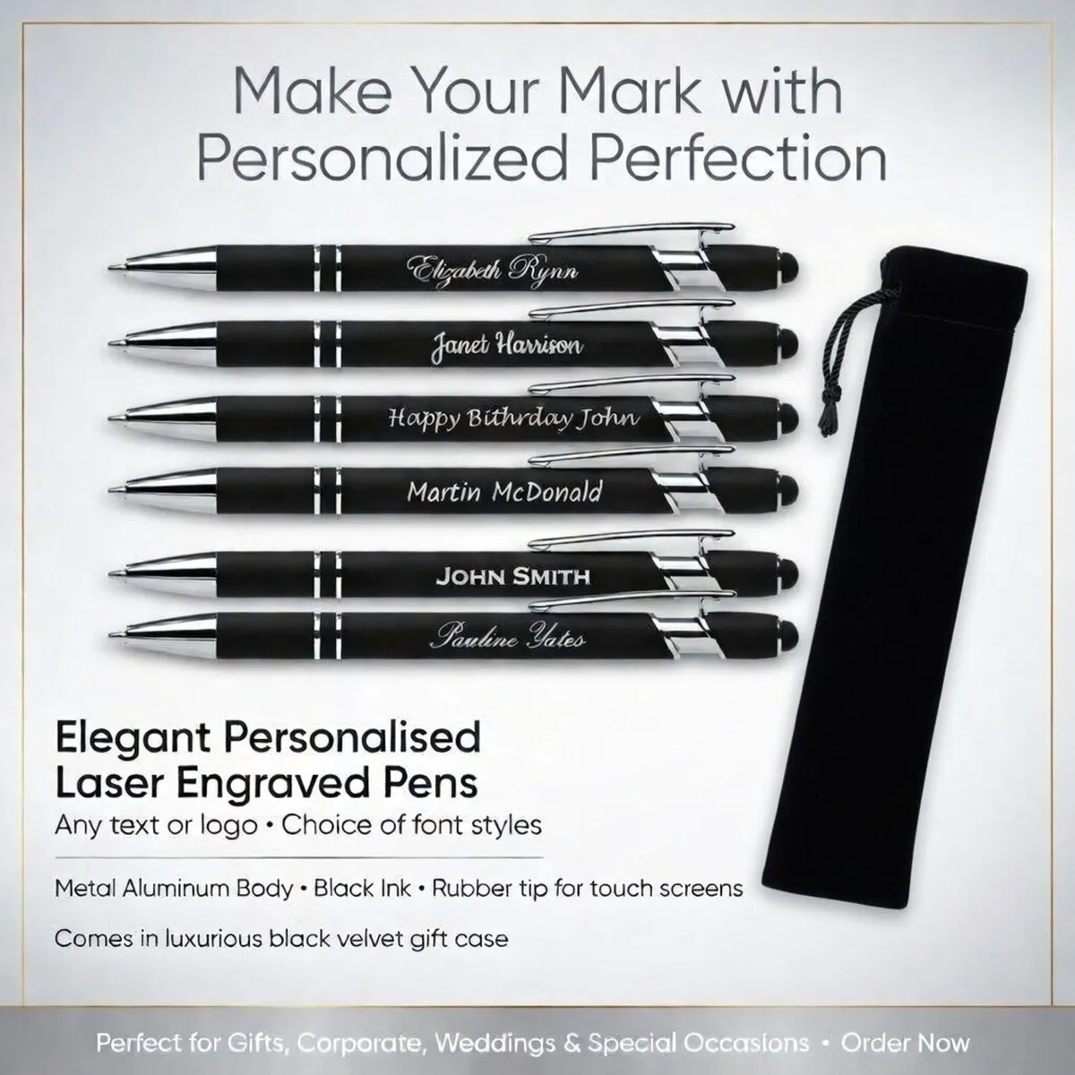 Engraved Pens - Personal Gift - Image 1