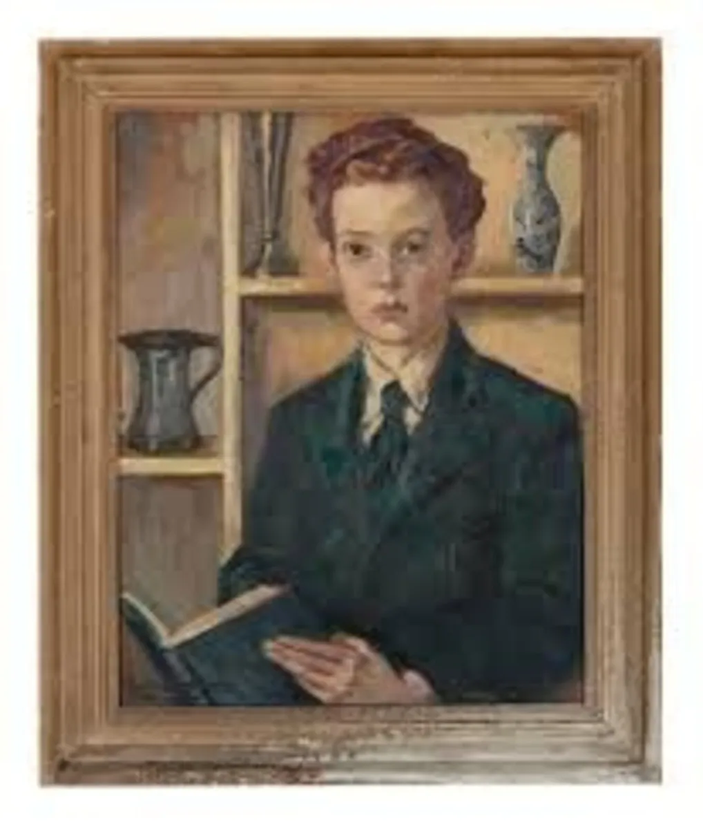 Gabriel Hayes (1909–1978) Original Oil – Portrait - Image 1