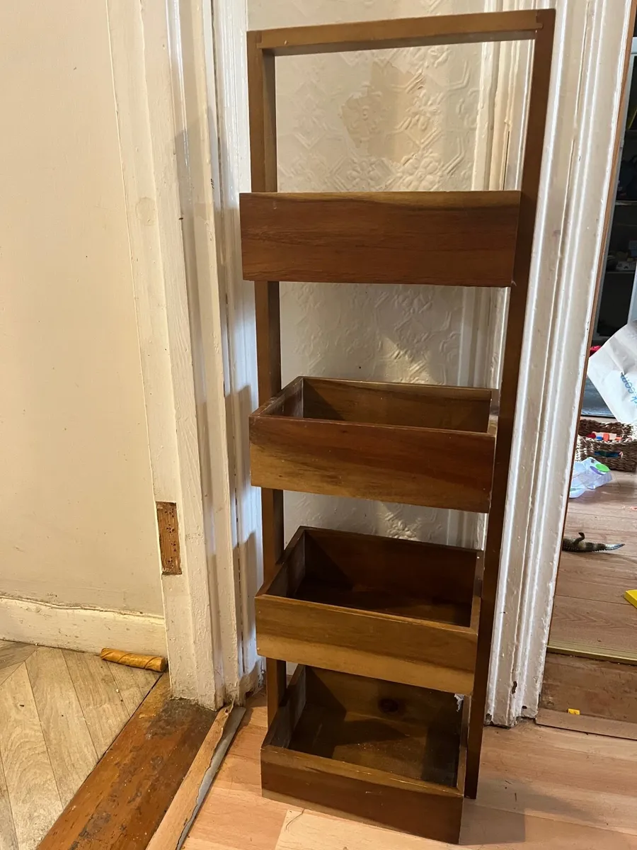 Zara home Acacia Wooden Storage Unit - Image 1