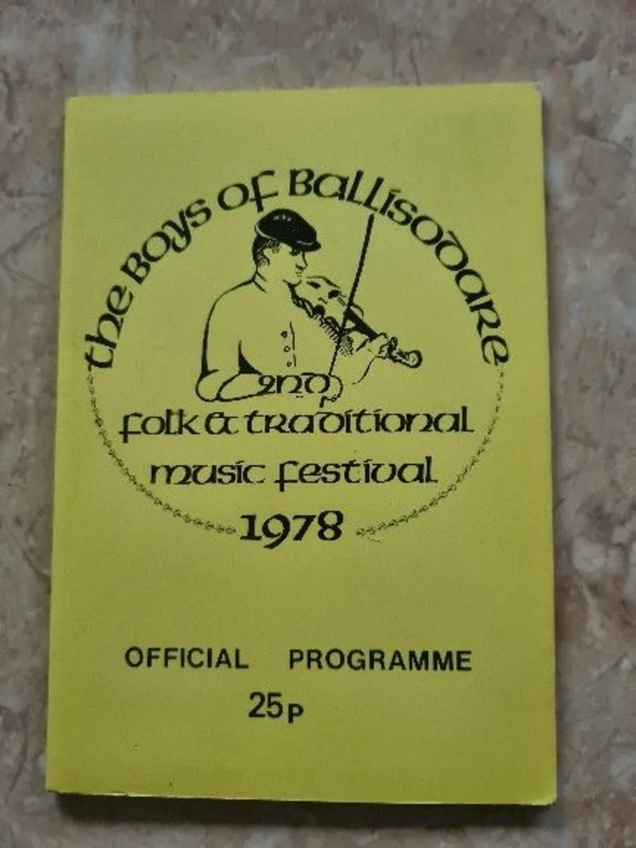 Boys of Ballisodare 1982 Official programme…20