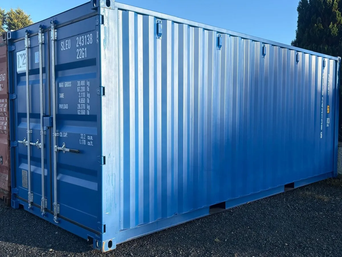 NEW 20FT Shipping Container BLUE - Image 1