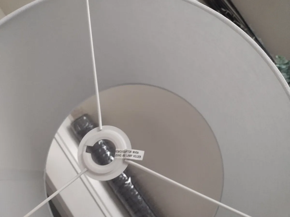 New large white lamp/ceiling shade - Image 4