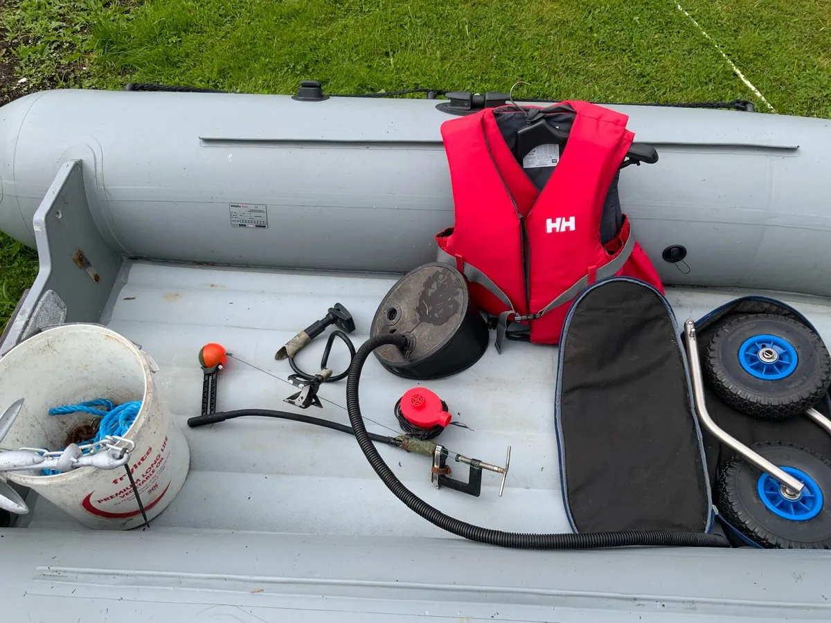 Inflatable boat & outboard plus gear - Image 3