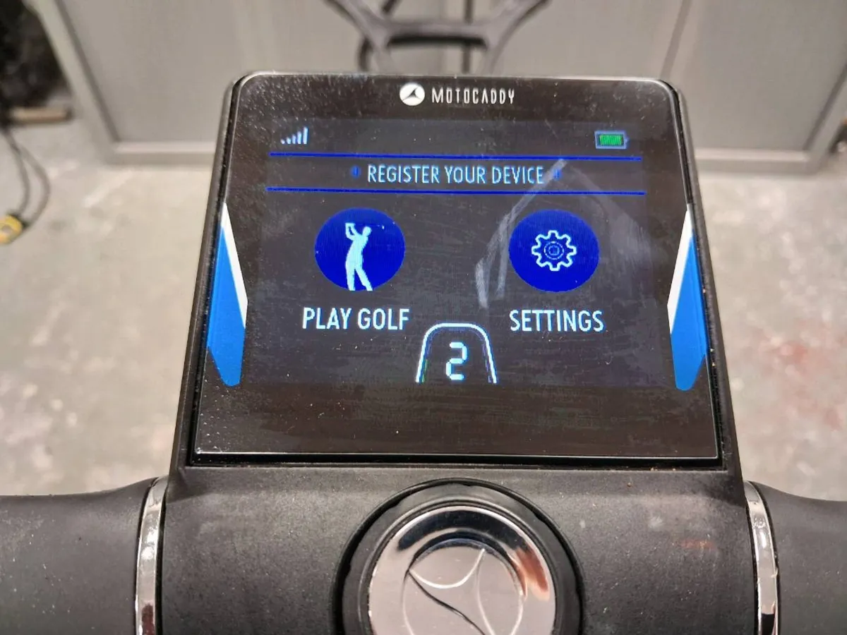 GPS Motocaddy at leading trolley specialist - Image 3
