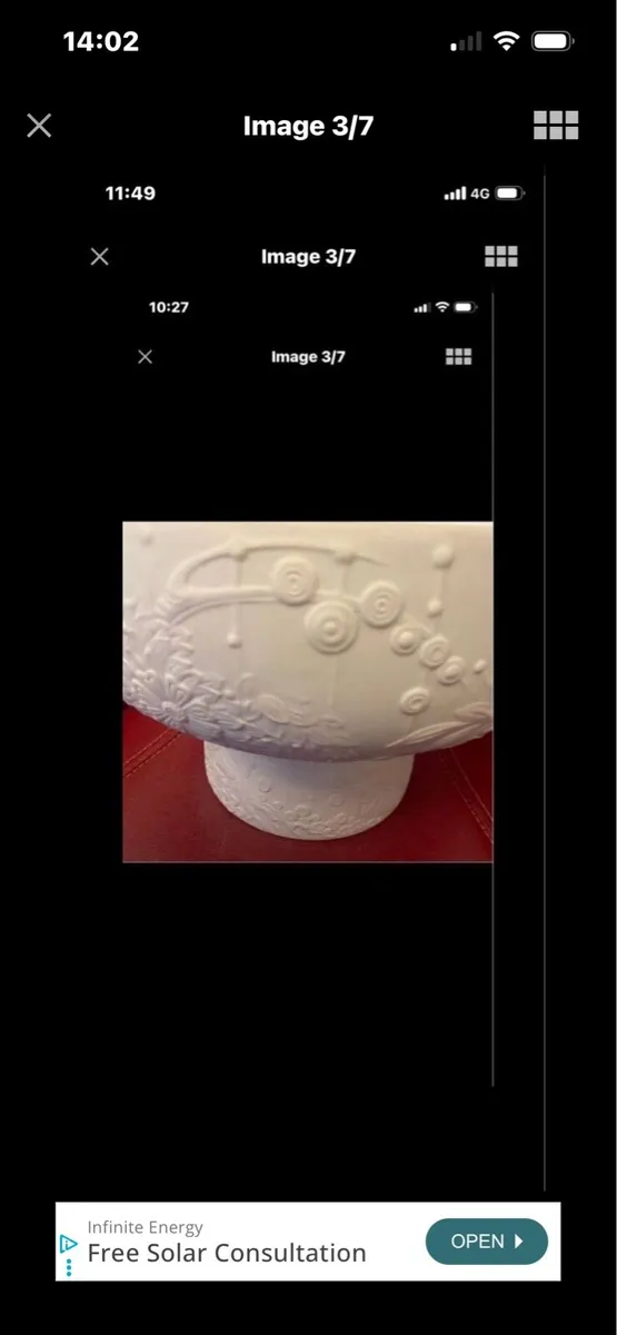 Rare Large Lladro Pastoral Bowl - Image 3