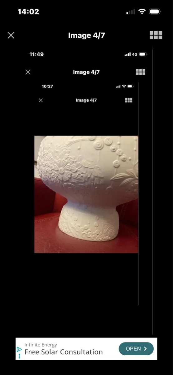 Rare Large Lladro Pastoral Bowl - Image 4