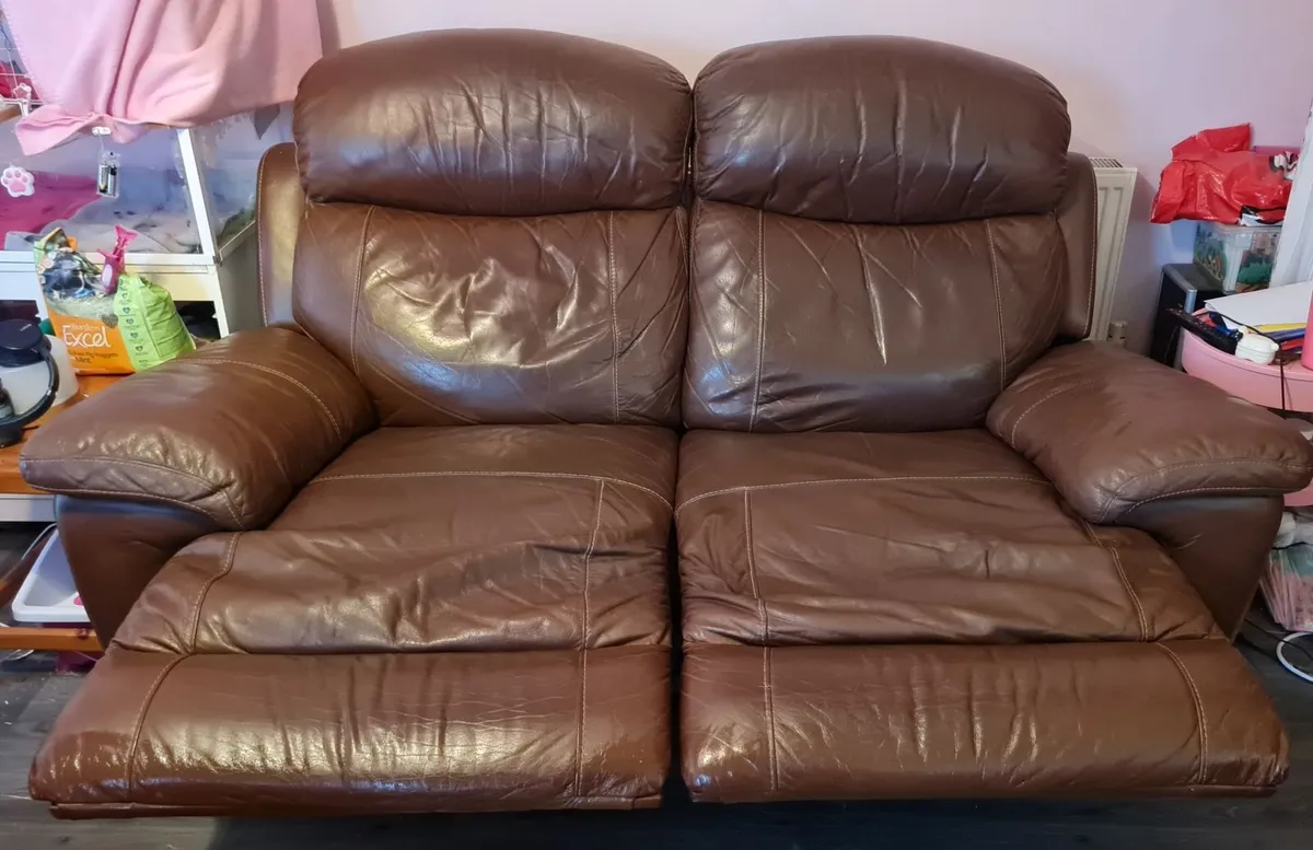 Two seater reclining sofa - Image 3