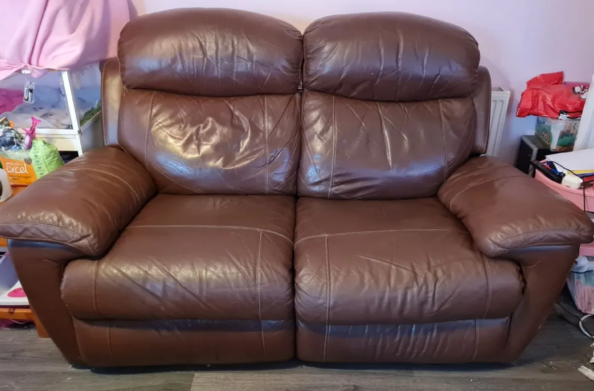 Two seater reclining sofa - Image 1
