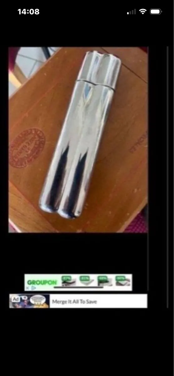 Metal Chimaco Dual Cigar Metal Tube - Image 1