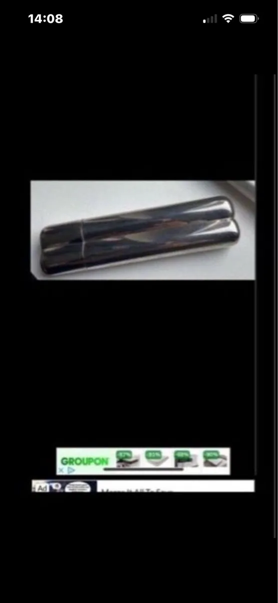 Metal Chimaco Dual Cigar Metal Tube - Image 2