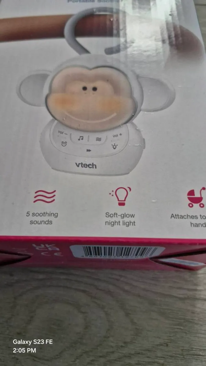 VTech BC8211 V-Hush Go Portable Soother - Image 2