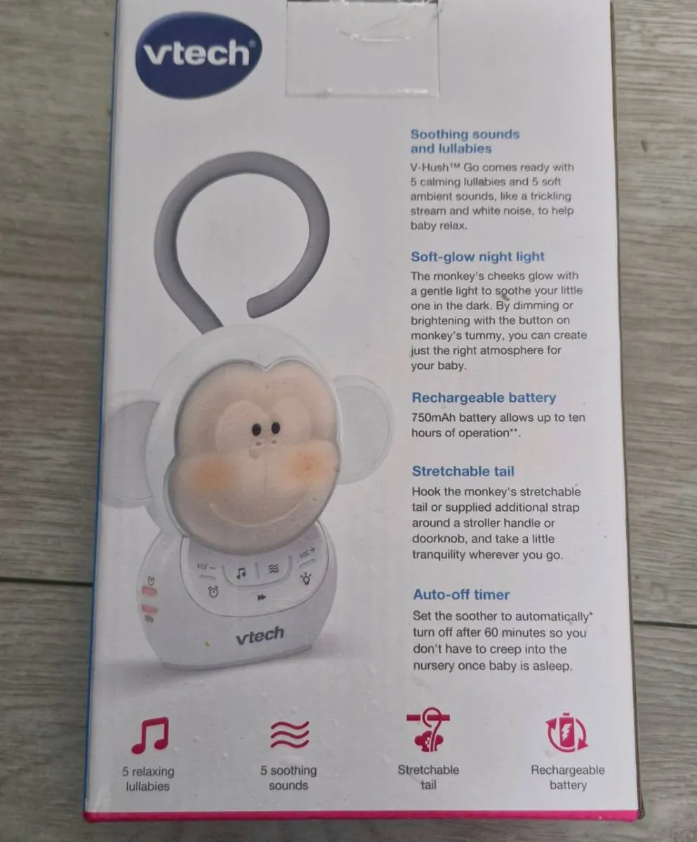 VTech BC8211 V-Hush Go Portable Soother - Image 4