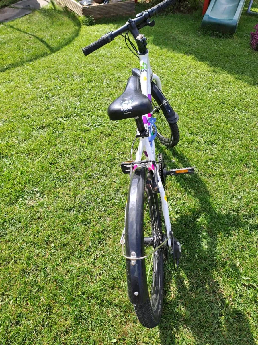 Kid's Frog Bike - White, 20 inch - Image 2