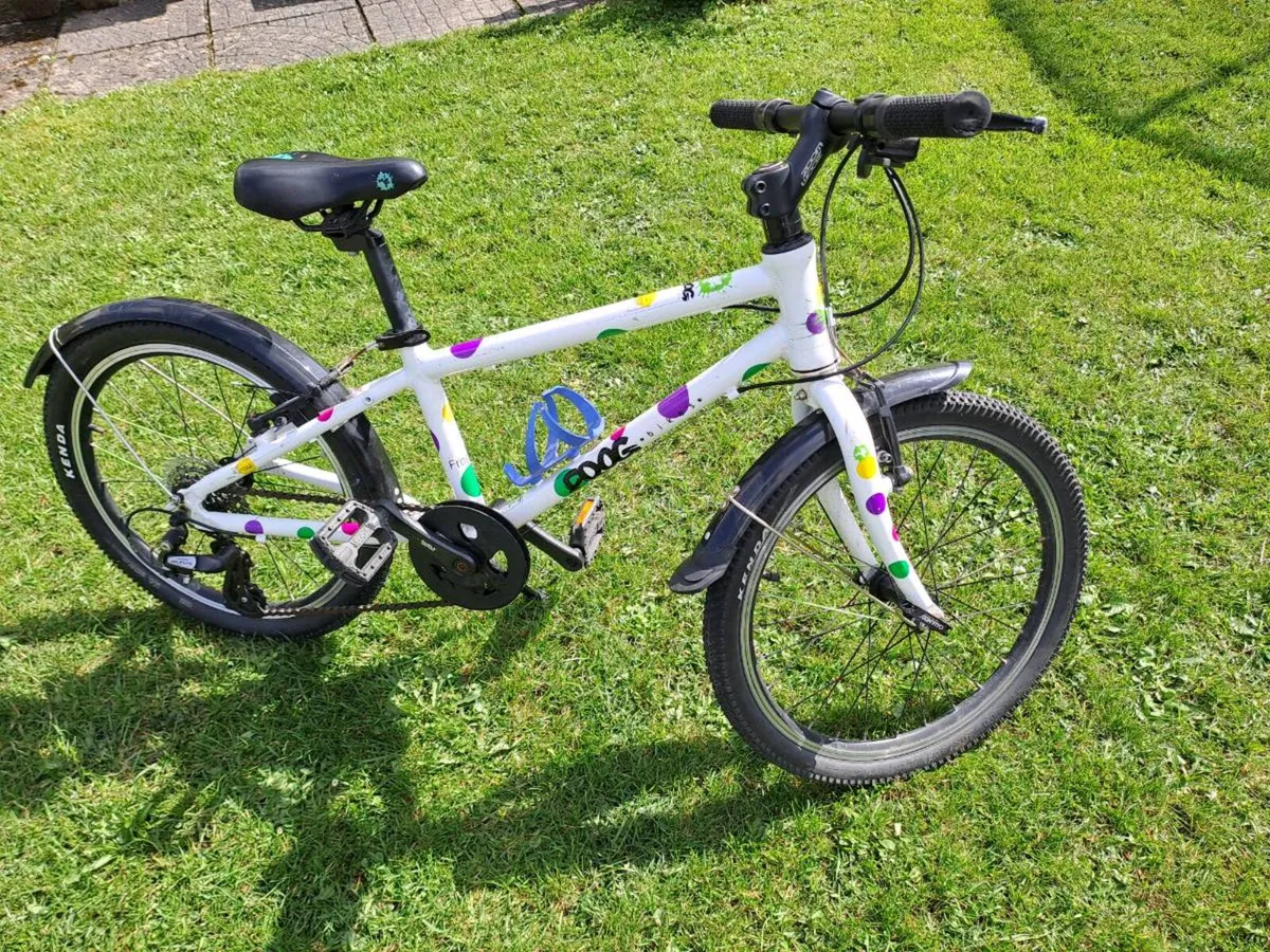 Kid's Frog Bike - White, 20 inch - Image 3