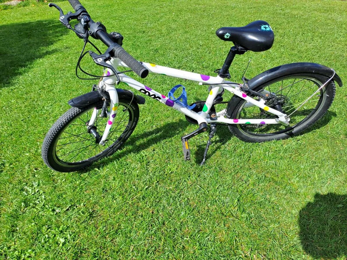 Kid's Frog Bike - White, 20 inch - Image 1