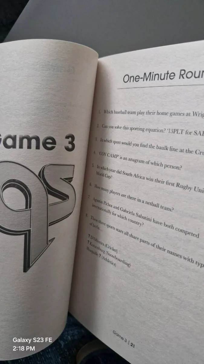 A Question of Sport Quiz Book: Brand new questions - Image 4