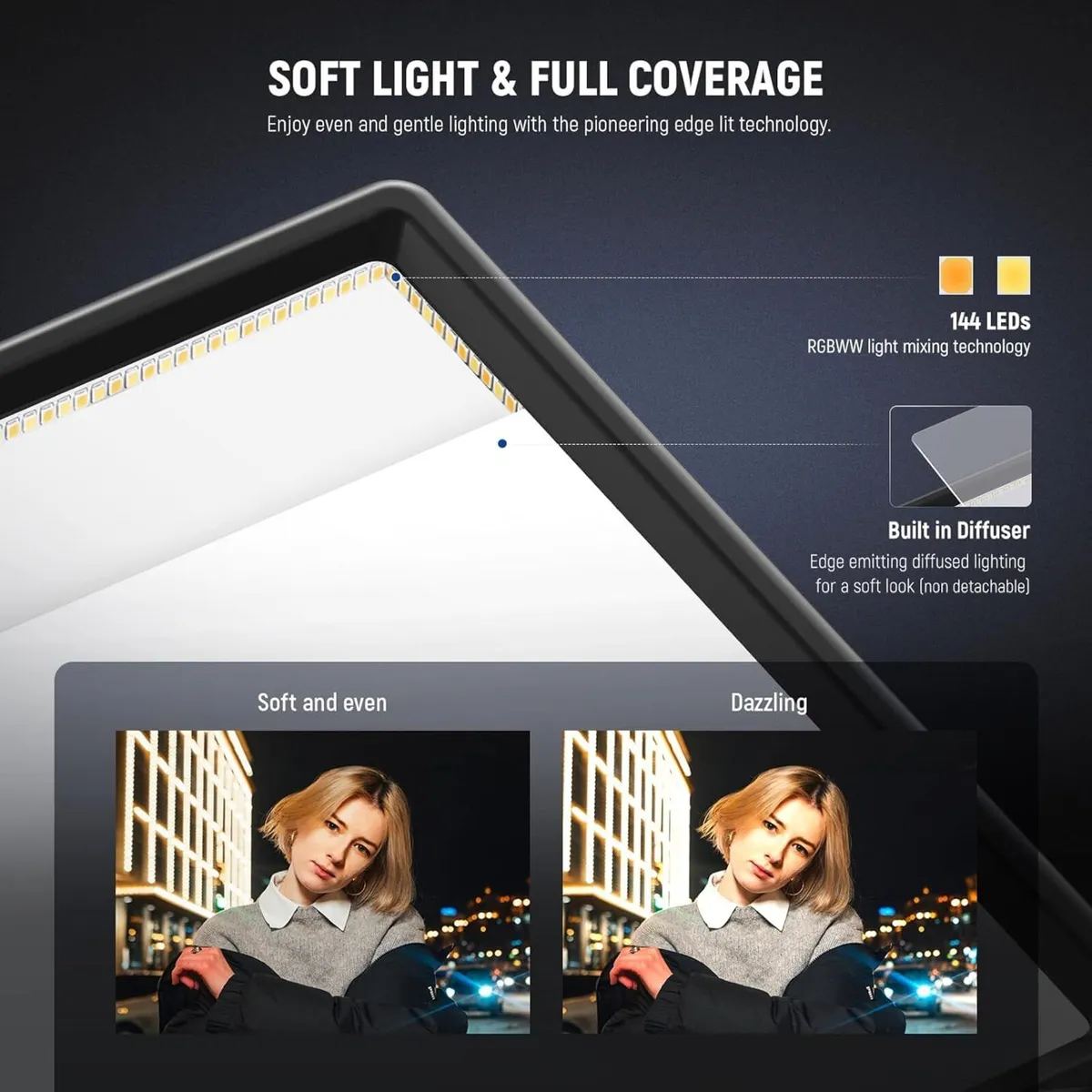 13 LED Video Light Panel Photography Lighting - Image 3