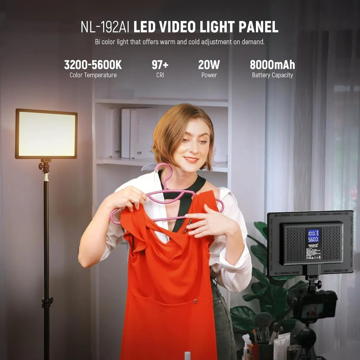 13 LED Video Light Panel Photography Lighting - Image 2